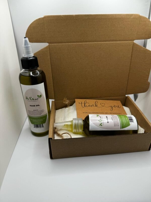 Sas Hair Oil (Combo box 2 Oz + 4 Oz) – 100% Natural Hair Growth & Strengthening Oil